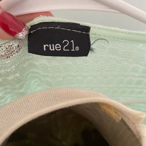 Rue 21 girls top teal color
